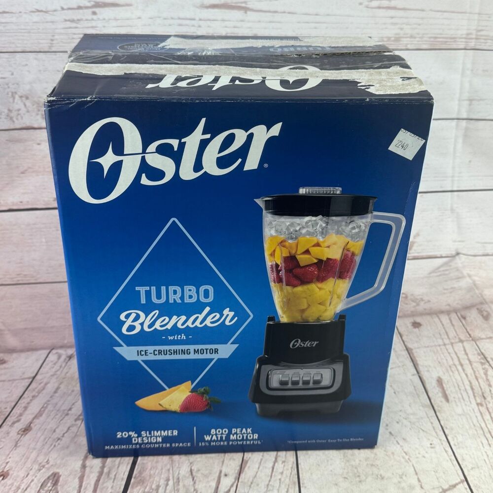 Oster BLSTBIP B40 Countertop Blender 800W Black Ice Crushing Motor